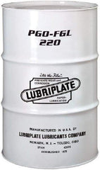 Lubriplate - 55 Gal Drum, Synthetic Gear Oil - 6°F to 443°F, 227 St Viscosity at 40°C, 42 St Viscosity at 100°C, ISO 220 - Exact Tool & Supply