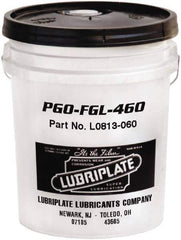Lubriplate - 5 Gal Pail, Synthetic Gear Oil - 17°F to 443°F, 477 St Viscosity at 40°C, 83 St Viscosity at 100°C, ISO 460 - Exact Tool & Supply