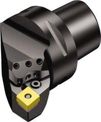 Sandvik Coromant - Left Hand Cut, Size C4, CNMG 120408 Insert Compatiblity, Internal Modular Turning & Profiling Cutting Unit Head - 27mm Ctr to Cutting Edge, 50mm Head Length, Through Coolant, Series T-Max P - Exact Tool & Supply