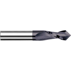 Harvey Tool - 1/16" Diam, 3/16" LOC, 2 Flute 90° Point Angle Solid Carbide Drill Mill - Exact Tool & Supply