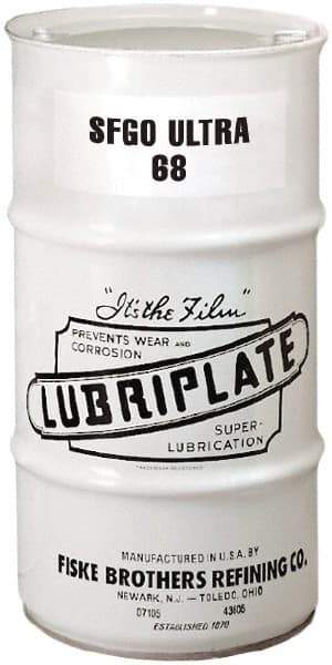 Lubriplate - 16 Gal Drum, ISO 68, SAE 30, Air Compressor Oil - 5°F to 395°, 325 Viscosity (SUS) at 100°F, 59 Viscosity (SUS) at 210°F - Exact Tool & Supply