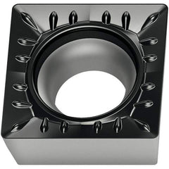 Walter - SCMT32.52 RK4 Grade WKK10S Carbide Turning Insert - TiCN/Al2O3 Finish, 90° Square, 3/8" Inscr Circle, 5/32" Thick, 1/32" Corner Radius - Exact Tool & Supply