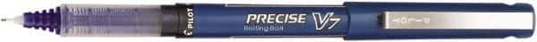 Pilot - Precision Point Roller Ball Pen - Blue - Exact Tool & Supply