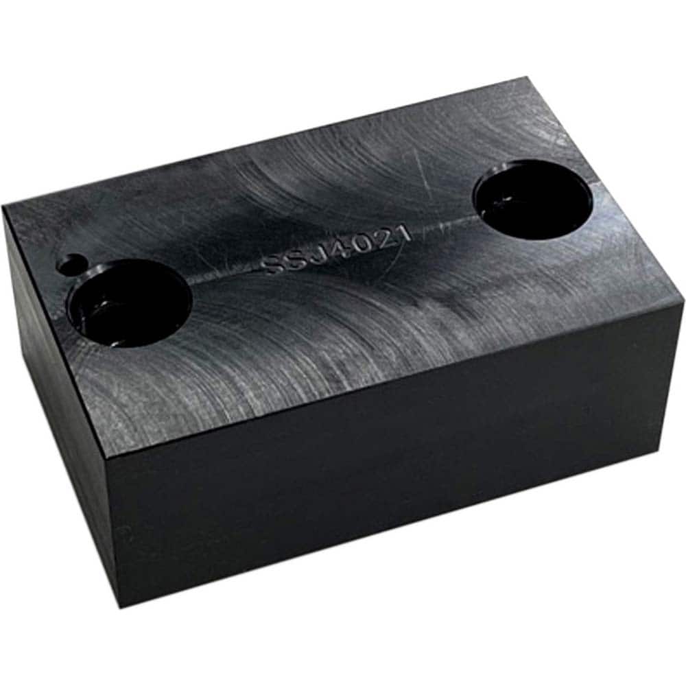 TE-CO - Vise Jaws; Jaw Shape: Flat ; Jaw Width (mm): 152.4 ; Jaw Width (Inch): 6 ; Jaw Width (Decimal Inch): 6 ; Jaw Height (mm): 50.8 ; Jaw Height (Inch): 2 - Exact Tool & Supply