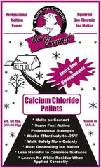 Bare Ground Solutions - 50 Lb Bag Calcium Chloride Pellets - Effective to -20°F - Exact Tool & Supply