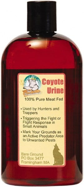 Bare Ground Solutions - 16oz Bottle of Coyote Urine Predator Scent to repel unwanted animals - Exact Tool & Supply