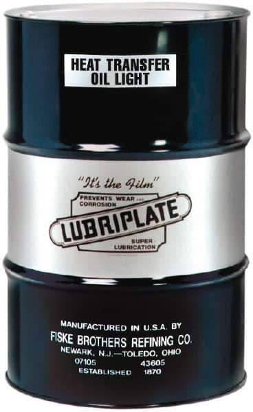 Lubriplate - 55 Gal Drum, Mineral Heat Transfer Oil - SAE 20, ISO 68, 9 cSt at 100°C, 60 cSt at 40°C - Exact Tool & Supply