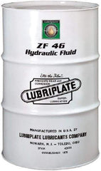 Lubriplate - 55 Gal Drum, Mineral Hydraulic Oil - SAE 20, ISO 46, 46.34 cSt at 40°, 6.4 cSt at 100°C - Exact Tool & Supply