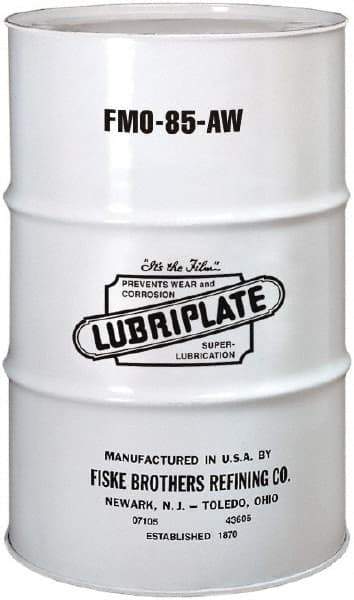 Lubriplate - 55 Gal Drum, Mineral Multipurpose Oil - SAE 5W, ISO 22, 21.26 cSt at 40°C, 3.95 cSt at 100°C, Food Grade - Exact Tool & Supply