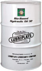 Lubriplate - 55 Gal Drum Botanical Hydraulic Oil - SAE 10, ISO 32, 30.87 cSt at 40° & 6.9 cSt at 100°C - Exact Tool & Supply