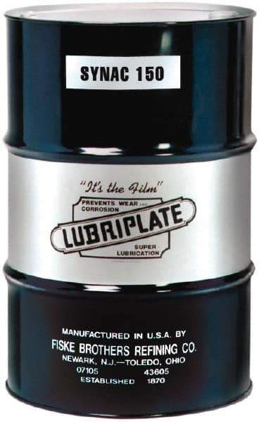 Lubriplate - 55 Gal Drum, ISO 150, SAE 40, Air Compressor Oil - 25°F to 440°, 754 Viscosity (SUS) at 100°F, 71 Viscosity (SUS) at 210°F - Exact Tool & Supply