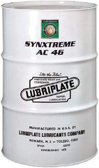 Lubriplate - 55 Gal Drum, ISO 46, SAE 20, Air Compressor Oil - 10°F to 427°, 46 Viscosity (cSt) at 40°C, 7 Viscosity (cSt) at 100°C - Exact Tool & Supply