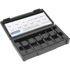 Value Collection - Metric, High Speed Steel Combination Drill and Tap Set - 6 Piece Set - Exact Tool & Supply