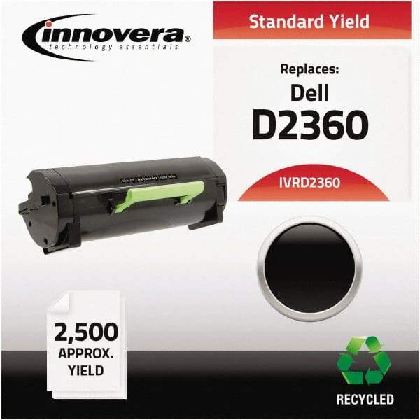innovera - Black Toner Cartridge - Use with Dell B2360D, B2360DN, B3460DN, B3465DN, B3465DNF - Exact Tool & Supply