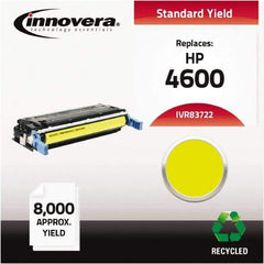 innovera - Yellow Toner Cartridge - Use with HP Color LaserJet 4600, 4650 - Exact Tool & Supply
