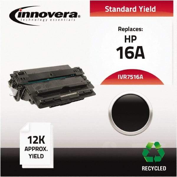innovera - Black Toner Cartridge - Use with HP LaserJet 5200 - Exact Tool & Supply