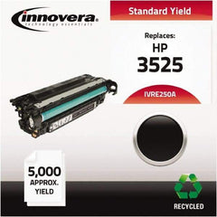 innovera - Black Toner Cartridge - Use with HP Color LaserJet CM3530 MFP, CM3530FS MFP, CP3525DN, CP3525N, CP3525X - Exact Tool & Supply