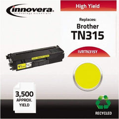 innovera - Yellow Toner Cartridge - Use with Brother HL-4150CDN, HL-4170CDW, HL-4570CDW, HL-4570CDWT, MFC-9460CDN, MFC-9560CDW, MFC-9970CDW - Exact Tool & Supply