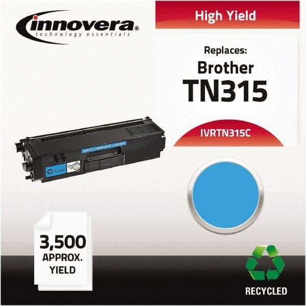 innovera - Cyan Toner Cartridge - Use with Brother HL-4150CDN, HL-4170CDW, HL-4570CDW, HL-4570CDWT, MFC-9460CDN, MFC-9560CDW, MFC-9970CDW - Exact Tool & Supply