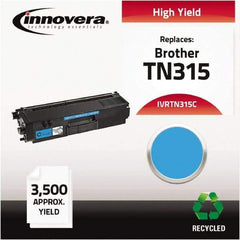 innovera - Cyan Toner Cartridge - Use with Brother HL-4150CDN, HL-4170CDW, HL-4570CDW, HL-4570CDWT, MFC-9460CDN, MFC-9560CDW, MFC-9970CDW - Exact Tool & Supply