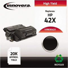 innovera - Black Toner Cartridge - Use with HP LaserJet 4250, 4350 - Exact Tool & Supply