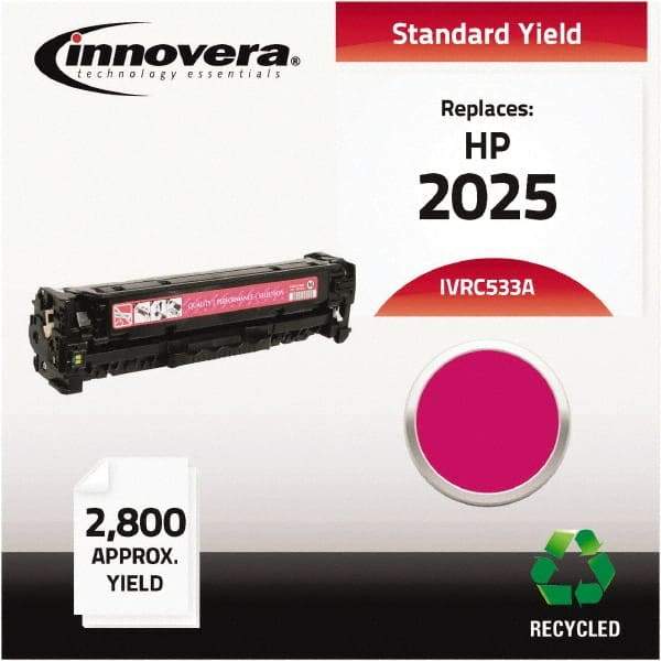 innovera - Magenta Toner Cartridge - Use with HP Color LaserJet CP2025 - Exact Tool & Supply