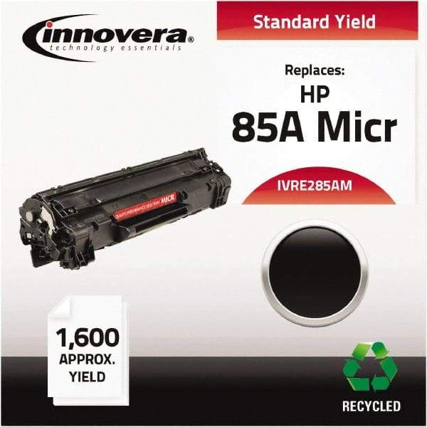 innovera - Black MICR Toner - Use with HP LaserJet Pro M1130, M1132MFP, M1134MFP, M1136MFP, M1137, M1138, M1139, M1210, M1212NF, HP Laser Jet Pro M1212F, M1213NF, M1214NFH, M1216NFH, M1217NFW, M1219NF, P1100, P1102, P1102W - Exact Tool & Supply