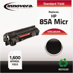 innovera - Black MICR Toner - Use with HP LaserJet Pro M1130, M1132MFP, M1134MFP, M1136MFP, M1137, M1138, M1139, M1210, M1212NF, HP Laser Jet Pro M1212F, M1213NF, M1214NFH, M1216NFH, M1217NFW, M1219NF, P1100, P1102, P1102W - Exact Tool & Supply