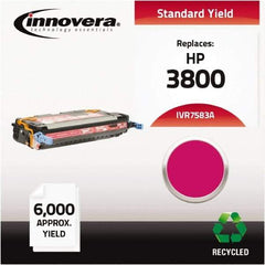 innovera - Magenta Toner Cartridge - Use with HP Color LaserJet 3800, CP3505 - Exact Tool & Supply