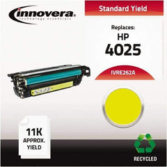 innovera - Yellow Toner Cartridge - Use with HP Color LaserJet Enterprise CP4025DN, CP4025N, CP4520, CP4525, CP4525DN, CP4525N, CP4525XH - Exact Tool & Supply