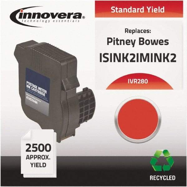 innovera - Red Ink Cartridge - Use with NeoPost IS280, Hasler IM280 - Exact Tool & Supply
