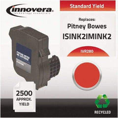 innovera - Red Ink Cartridge - Use with NeoPost IS280, Hasler IM280 - Exact Tool & Supply