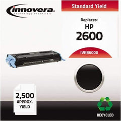 innovera - Black Toner Cartridge - Use with HP Color LaserJet 1600, 2600, CM1015 MFP, CM1017 MFP - Exact Tool & Supply