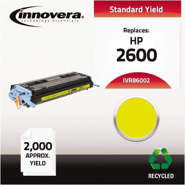 innovera - Yellow Toner Cartridge - Use with HP Color LaserJet 1600, 2600, CM1015 MFP, CM1017 MFP - Exact Tool & Supply