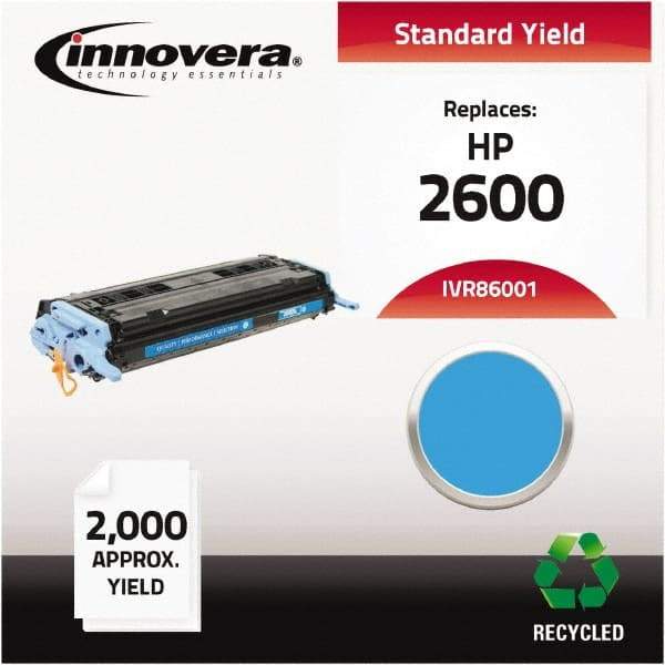innovera - Cyan Toner Cartridge - Use with HP Color LaserJet 1600, 2600, CM1015 MFP, CM1017 MFP - Exact Tool & Supply