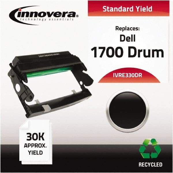 innovera - Black Drum - Use with Dell 1700, 1700N, 1710, 1710N, IBM, Lexmark E320, E322, E322N - Exact Tool & Supply