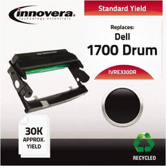 innovera - Black Drum - Use with Dell 1700, 1700N, 1710, 1710N, IBM, Lexmark E320, E322, E322N - Exact Tool & Supply