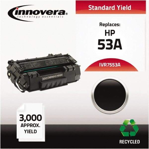 innovera - Black Toner Cartridge - Use with HP LaserJet P2015 - Exact Tool & Supply