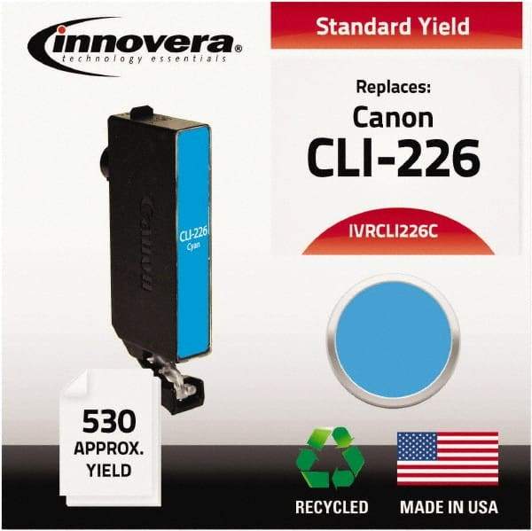 innovera - Cyan Inkjet Printer Cartridge - Use with Canon PIXMA iP4820, iX6520, MG5120, MG5220, MG6120, MG8120, MX882, MX892 - Exact Tool & Supply