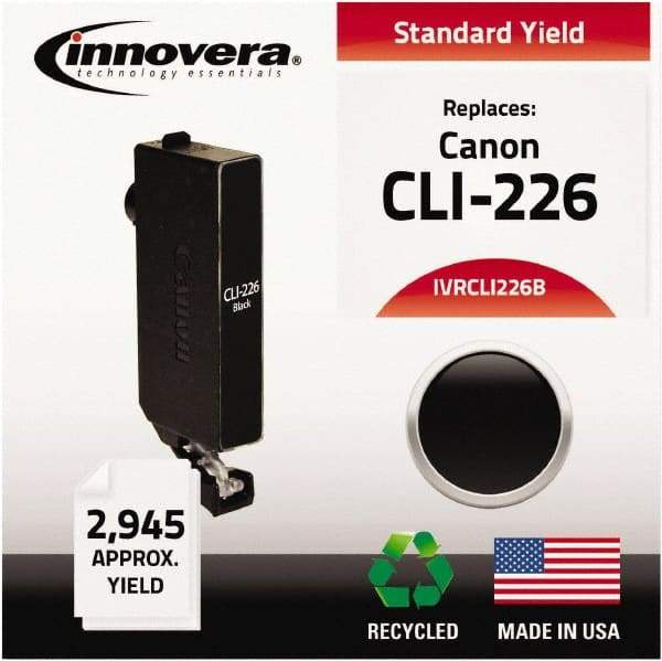 innovera - Black Inkjet Printer Cartridge - Use with Canon PIXMA iP4820, iX6520, MG5120, MG5220, MG6120, MG8120, MX882, MX892 - Exact Tool & Supply