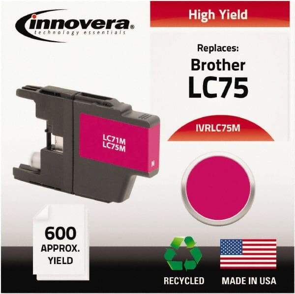 innovera - Magenta Inkjet Printer Cartridge - Use with Brother MFC-J6510DW, MFC-J6710DW, MFC-J6910DW, MFC-J825DW, MFC-J835DW - Exact Tool & Supply