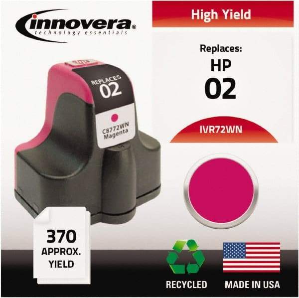 innovera - Magenta Inkjet Printer Cartridge - Use with HP Photosmart C5180, C6180, C7180, D6160, D7145, D7155, D7160, D7345, D7355, D7360, 3110, 3210, 3310, 8250 - Exact Tool & Supply