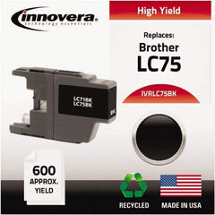 innovera - Black Inkjet Printer Cartridge - Use with Brother MFC-J6510DW, MFC-J6710DW, MFC-J6910DW, MFC-J825DW, MFC-J835DW - Exact Tool & Supply