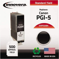innovera - Black Inkjet Printer Cartridge - Use with Canon PIXMA iP3300, iP3500, iP4200, iP4300, iP4500, iP5200, MP500, MP510, MP520, MP530, MP600, MP610, MP800, MP810, MP830, MP950, MP960, MP970, MX700, MX850 - Exact Tool & Supply