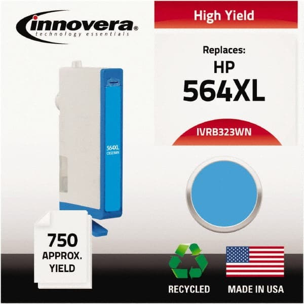 innovera - Remanufactured High-Yield CB323WN (564XL) Ink, 750 Page-Yield, Cyan - Exact Tool & Supply