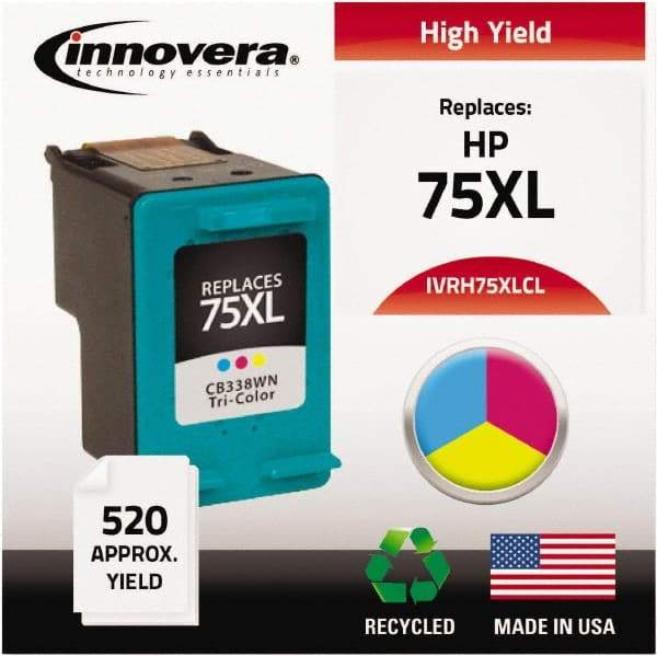 innovera - Inkjet Printer Cartridge - Use with HP Deskjet D4260, D4360, Officejet J5750, J5780, J6480, Photosmart C4240, C4250, C4280, C4350, C4380, C4385, C4480, C4580, C5240, C5250, C5280, C5580, D5345, D5360 - Exact Tool & Supply