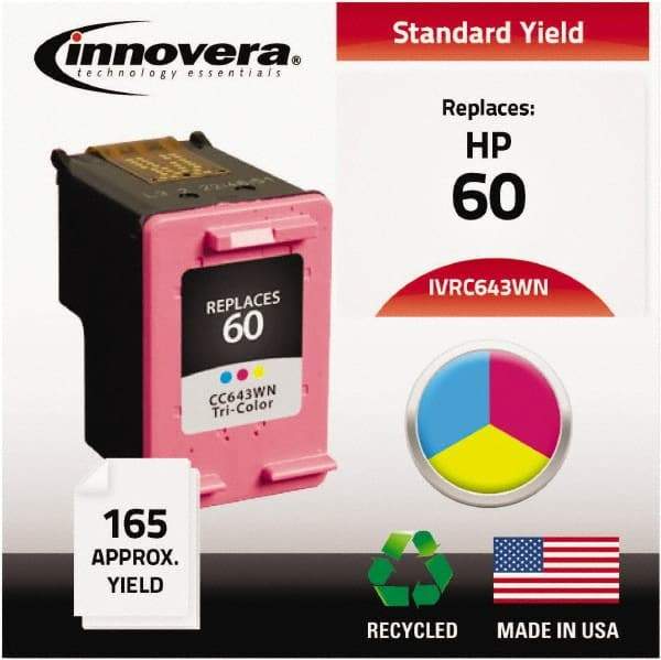 innovera - Inkjet Printer Cartridge - Use with HP Deskjet D2530, D2545, D2560, D5560, F4200, F4440, F4480, Photosmart C4640, C4650, C4680, C4795 - Exact Tool & Supply