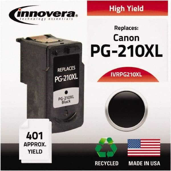 innovera - Black Inkjet Printer Cartridge - Use with Canon PIXMA iP2702, MP240, MP250, MP480, MP490, MX300, MX320, MX330 - Exact Tool & Supply