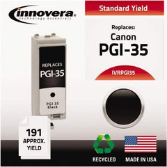 innovera - Black Inkjet Printer Cartridge - Use with Canon PIXMA iP100 - Exact Tool & Supply