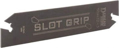 Dorian Tool - 1-1/4" Blade Height, 0.0941" Blade Width, 5.9016" OAL, Neutral Cut, Double End Indexable Cut-Off Blade - SGIH Blade - Exact Tool & Supply